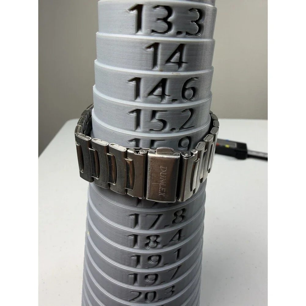 Dunlex Rectangular Quartz Watch Silver Tone 30mm